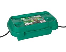 Dribox waterdichte kabelverdeelbox voor buiten - IP55 - 20 x 9 x 9 cm - Groen