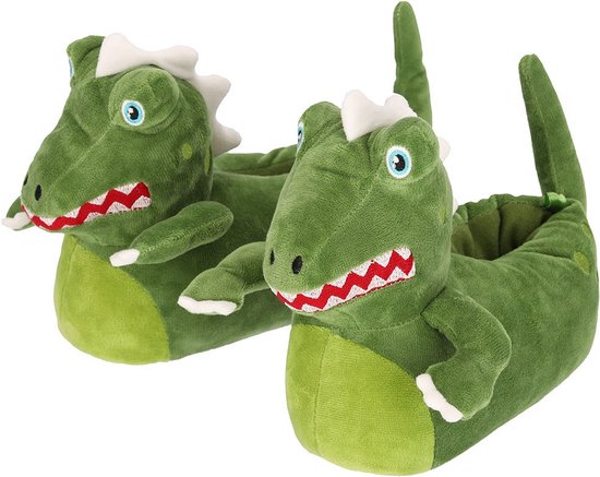 Dino Pantoffels - Jongens - Groen