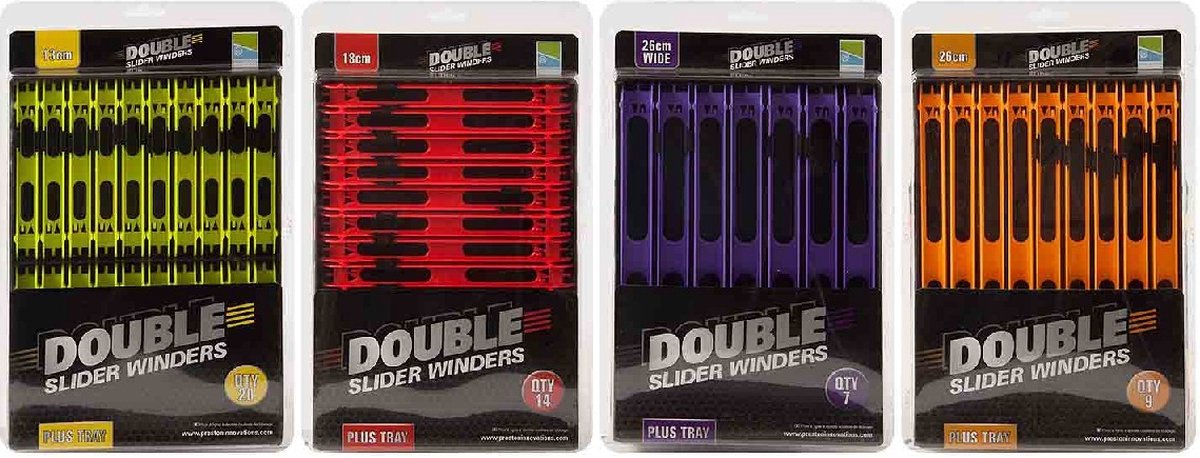 Preston Double Slider Box 18cm RED