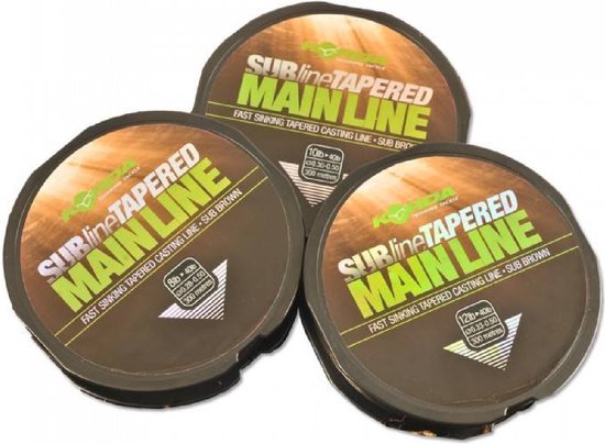 Korda Subline Tapered Mainline - 0.30-0.50mm - Brown - Bruin van Korda — afbeelding 2