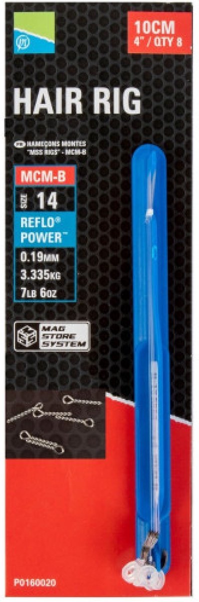 Preston MCM-B Bayonet Hair Rig Barbless 10cm (8 pcs)