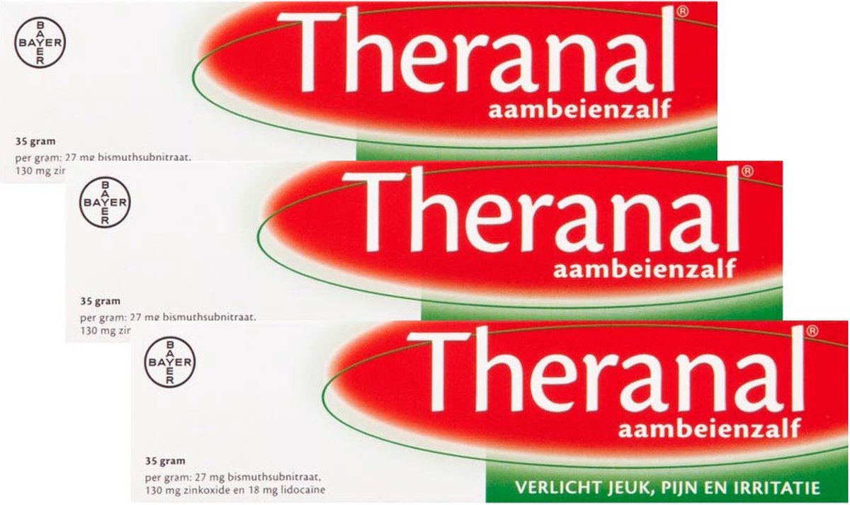 Theranal Aambeienzalf - 3 x 35 gram
