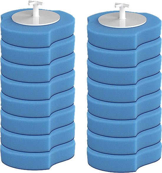 Siliconen Wc-borstel Antibacteriële Wand- En Staande Toiletborstelhouder Voor Badkamer Blauw