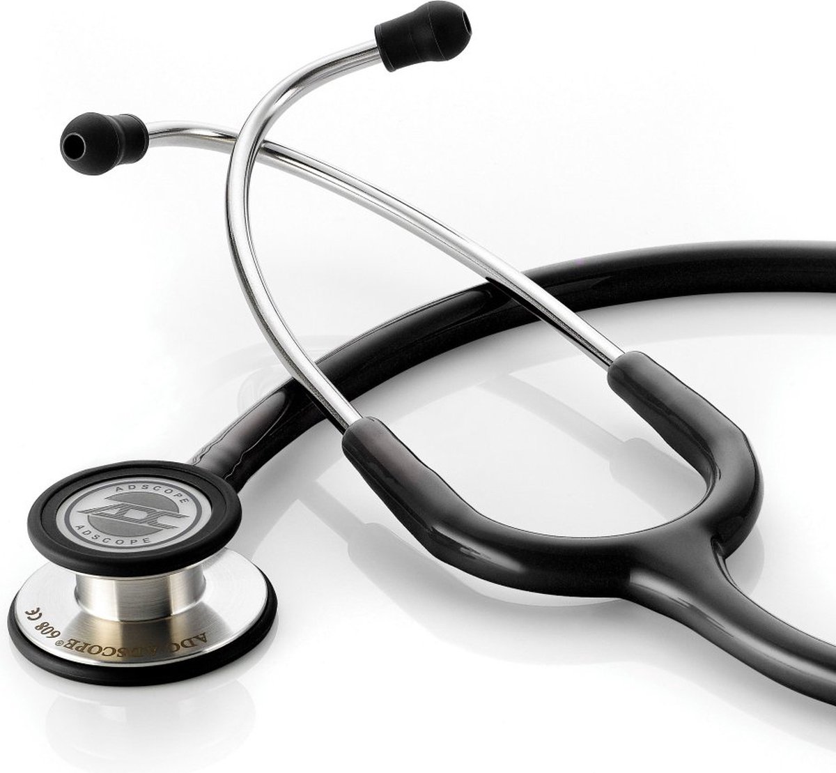 Adscope® 608 Convertible Clinician Stethoscoop Black