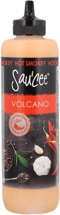 Sau'Cee BBQ Sauce - Volcano 500ml - Barbecue Saus | bol