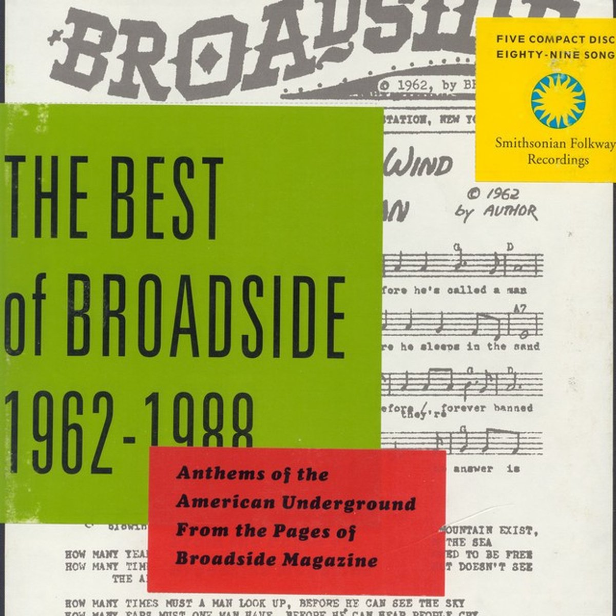 Various Artists - The Best Of Broadside 1962-1988 (5 CD)