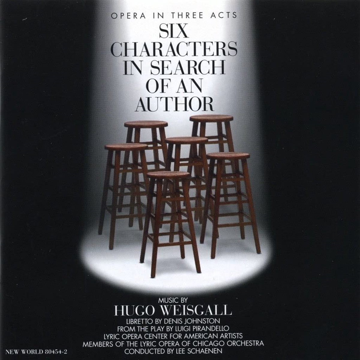 Lyric Opera Center For America - Weisgall: Six Characters in Search of an Author (2 CD)