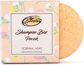 Beesha Shampoo Bar Perzik 65 gram | 100% Plasticvrije en Natuurlijke Verzorging | Vegan, Sulfaatvrij en Parabeenvrij | CG Proof