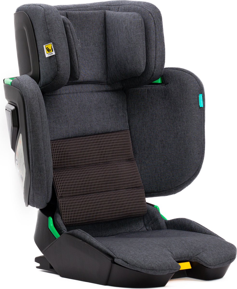 Urban Kanga Wallaroo Isofix Autostoel 3 tot 12 Jaar 15 > 36 KG R129/03 Antraciet