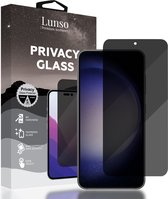 Lunso - Geschikt voor Samsung Galaxy S23 - Privacy Glass - Screen protector