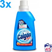 Calgon - Power Gel 3en1 - Nettoyant et Anticalcaire pour Machine à Laver - 3x 750ml - 45 Lavages - Forfait discount