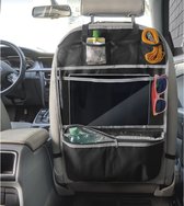 Ultimate Speed Autostoel Organizer - Koeltas & Tablethouder - Geschikt voor: alle autostoelen - Met versterkte randen - Praktische opberger voor onderweg - Beschermt de achterkant van de zitting tegen vuil