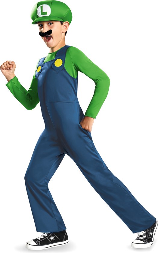 Verkleedkostuum Luigi  voor kinderen - Verkleedkleding - 152/158