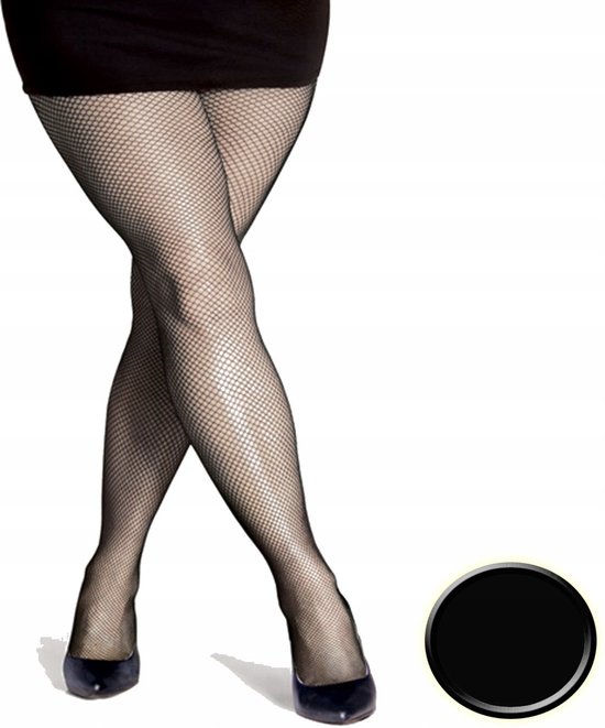 Lores Cabaret collant résille noir grande taille 30DEN, taille XL/ XXL (5/6)