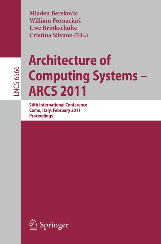 Architecture of Computing Systems ARCS 2011 - cover
