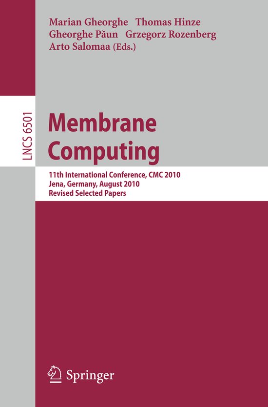 Membrane Computing - cover