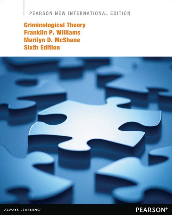 Criminological Theory - cover