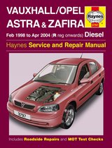 Vauxhall Opel Astra Zafira 98 04 Service