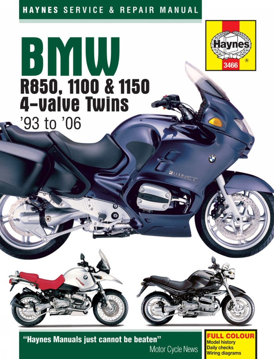BMW R850 1100 & 1150 Service & Repair - Haynes Publishing