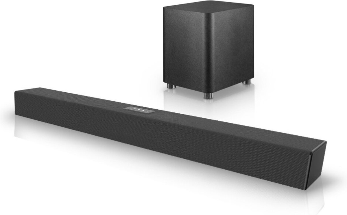 Eleoption 100W - Soundbar - Subwoofer - Bluetooth 5.0 - 2.1 Sound System |  bol.com