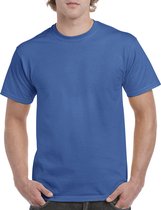 T-shirt met ronde hals 'Heavy Cotton' merk Gildan Royal Blue - 5XL