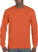 T-shirt met lange mouwen 'Ultra Cotton' Orange - S