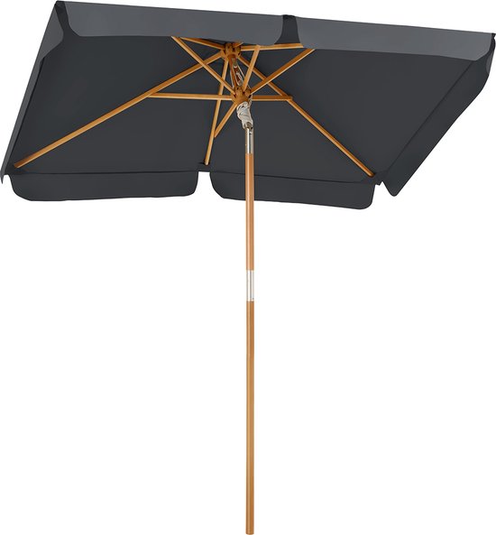 Vrijhangende zweefparasol Sun Square 250x125 (Ecru
