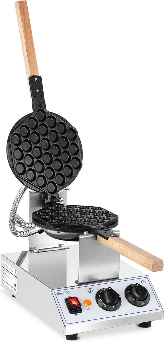 Royal Catering Wafelijzer - Wafelmaker - 1.415 W