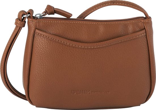 TOM TAILOR Denim Cilia Dames Schoudertas 21.5 x 4 x 14 cm - Cognac