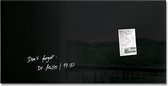Sigel glasmagneetbord - Artverum - 91x46cm - zwart - SI-GL145