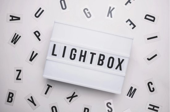 Lightbox - Lightbox avec 101 caractères/symboles