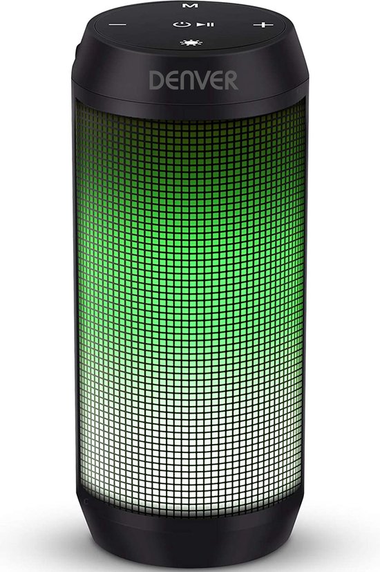 Denver Bluetooth Speaker Draadloos - 60W - Lichteffecten - Muziek Box - FM Radio - AUX - BTL62