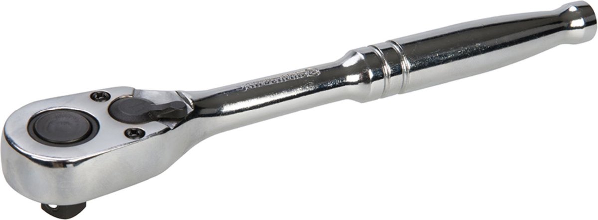 Silverline Ratelsleutel - 202 Nm - 5° Ratelactie - Ergonomisch - 72 Tanden