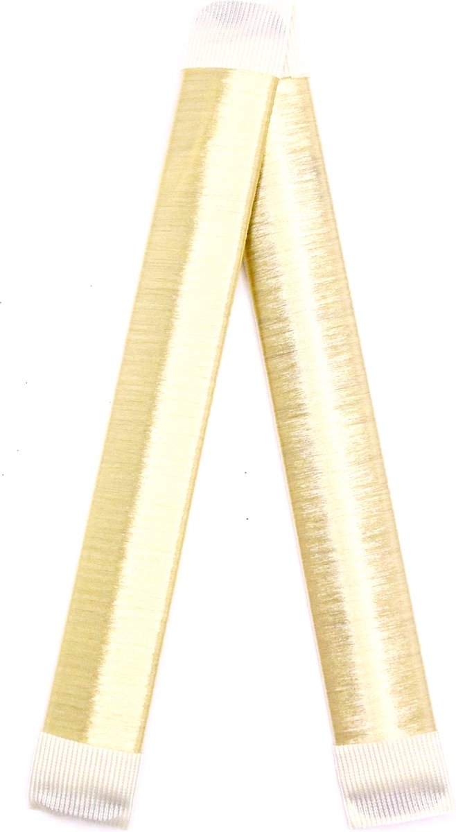 Knotrolband champagnekleur