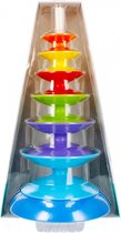 BamBam - Multicolor Educatieve Toren / Piramide, educatief speelgoed voor vanaf 6 maanden