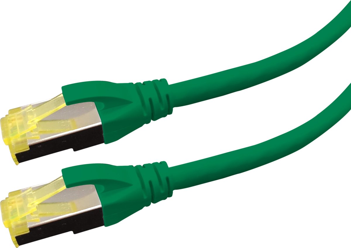 LOGON PREMIUM APR6A150G netwerkkabel Groen 15 m Cat6a S/FTP (S-STP)