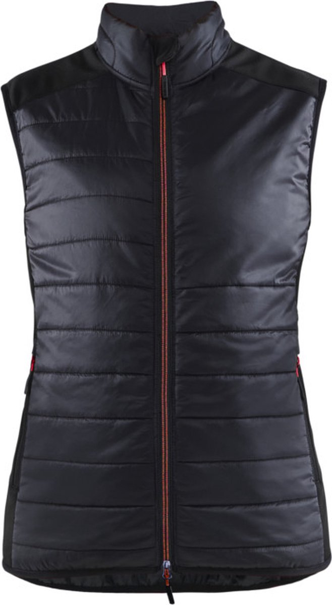 Blaklader Dames bodywarmer gevoerd 3864-2030 - Zwart/Rood - XS