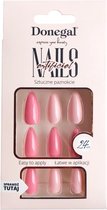 Donegal Decorated Artificial Nails Nepnagels Nude/Framboos 24st. - 3114