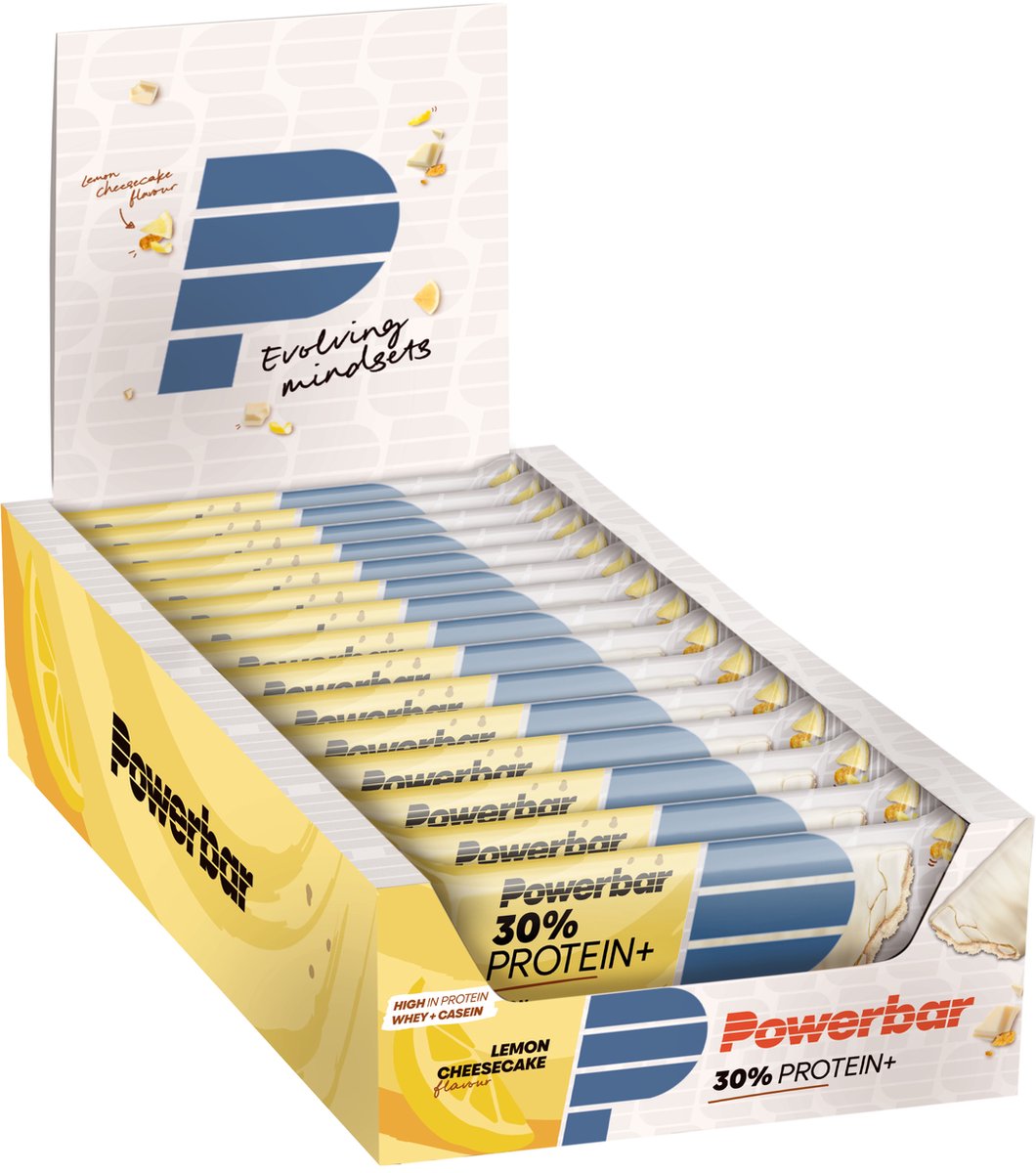 Goedkoopste Powerbar eiwitreep | Protein Bar 30 | Lemon Cheesecake - 15x55g