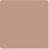 Tapis de souris xxl - Sous-main - Beige - Uni - Tapis de souris Gaming - 40x40 cm - Grand tapis de souris - Accessoires de bureau