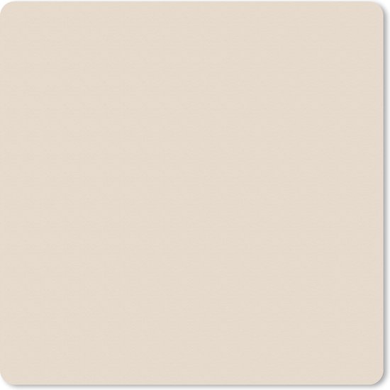 Gaming de souris gamer - Grand tapis de souris - Beige - Uni - Tapis de souris xxl - 80x80 cm - Accessoires de bureau - Tapis de bureau