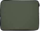 Laptopsleeve - Groen - Effen kleur - Laptop case - Kleuren - Laptophoes - Laptop cover - 17 Inch