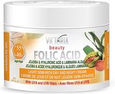 Victoria Beauty - Folium zuur & Hyaluron gezichtscreme 50 ml met jojoba extract 40 - 55 jaar