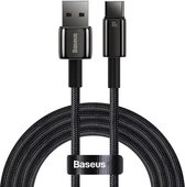 Câble de charge rapide USB-A vers USB-C Baseus Tungsten Gold - 100W - Câble noir de 1 mètre