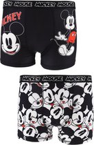 Original Mickey mouse Disney heren boxershorts two-pack set - maat M - onderbroek 2-pack premium comfort