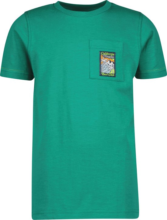 Vingino Jurf T-shirts Jongens - Groen - Maat 164