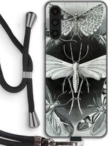 Case Company® - Hoesje met koord geschikt voor Samsung Galaxy A04s hoesje met Koord - Haeckel Tineida - Telefoonhoesje met Zwart Koord - Bescherming aan alle Kanten en Over de Schermrand