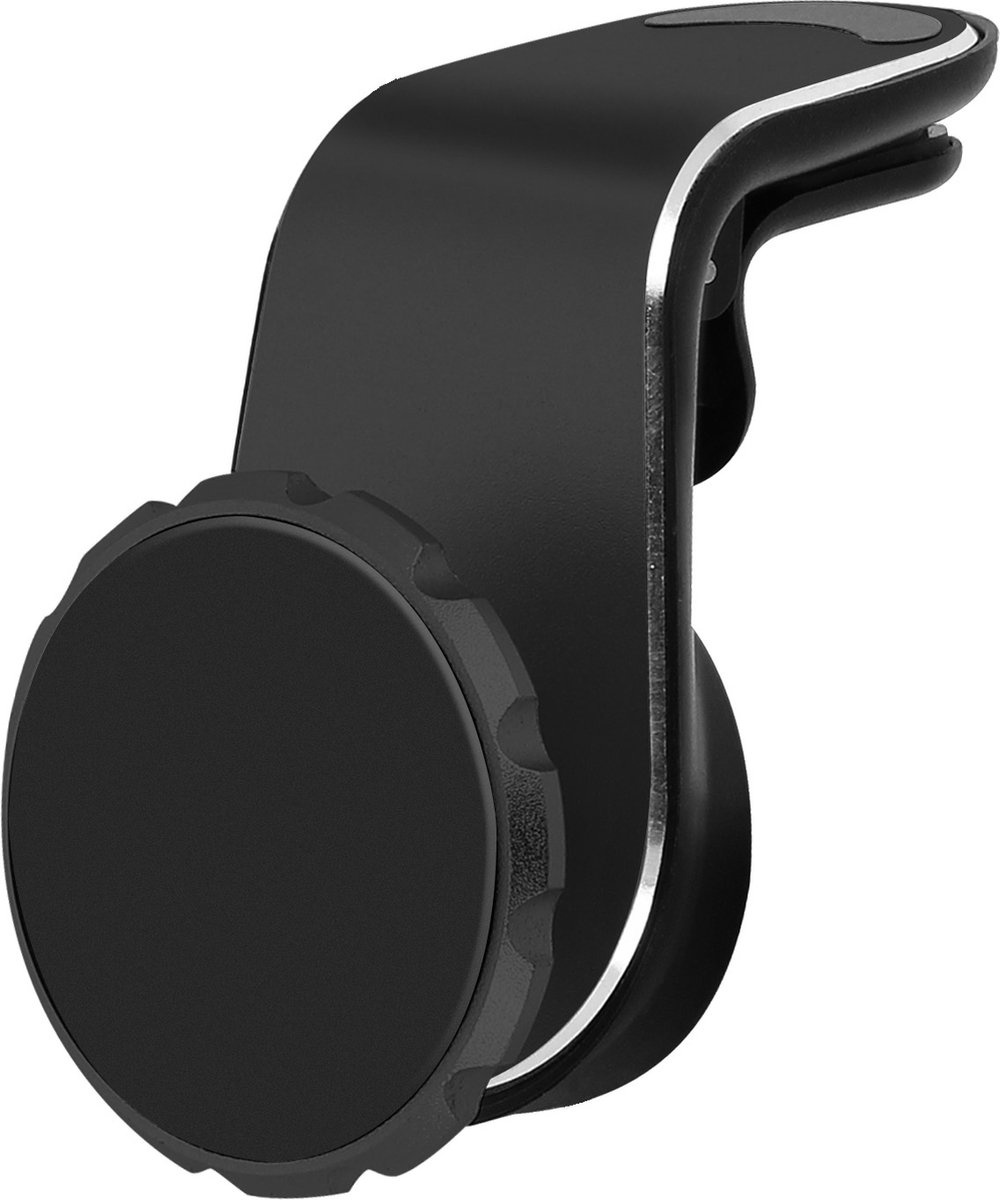 Smartphone autohouder Magnetisch systeem Ventilatierooster bevestiging - Zwart