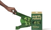 Earth Rated Eco Poepzakjes Geurloos 8 x 15 zakjes