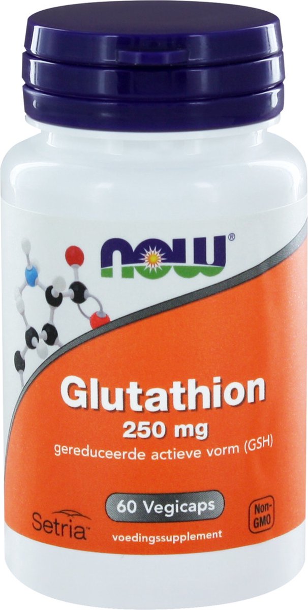Goedkoopste Now Foods - Glutathion 250 mg - Gereduceerde actieve vorm (GHS) - 60 Vegicaps